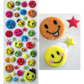 Puffy Smileyaufkleber des Klebers 3d